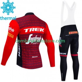 Maillot Cyclisme Hiver + Collant à Bretelles Trek Segafredo 2023